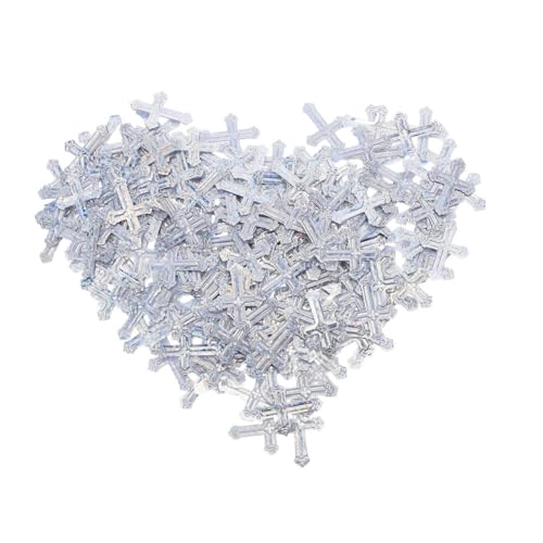 Operitacx Kreuz Konfetti in Silber Festliche Tischdekoration für Kommunion Taufe Hochzeit und Geburtstag Religiöses Streudekor Gleichmäßig Streuendes Leicht zu Reinigendes Party Accessoire Operitacx Kreuz Konfetti in Silber Festliche Tischdekoration für Kommunion Taufe Hochzeit und Geburtstag Religiöses Streudekor Gleichmäßig Streuendes Leicht zu Reinigendes Party Accessoire von Operitacx