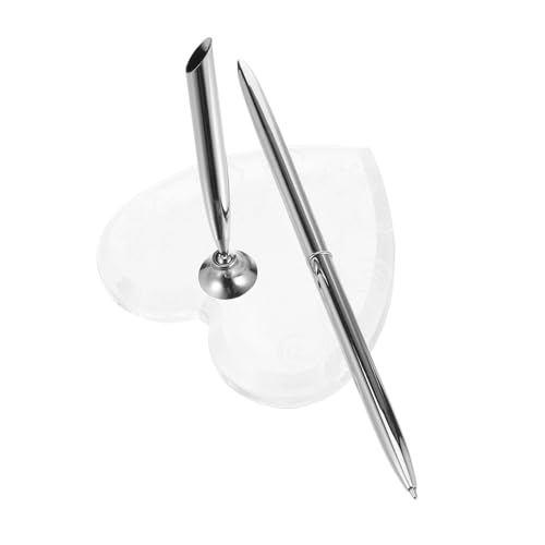 Operitacx Kugelschreiber mit Herzständer Acryl Gästebuch Stift Hochzeit Engagement Unverrückbarer Signierstift für Brautparty Jubiläum Business Events Operitacx Kugelschreiber mit Herzständer Acryl Gästebuch Stift Hochzeit Engagement Unverrückbarer Signierstift für Brautparty Jubiläum Business Events von Operitacx