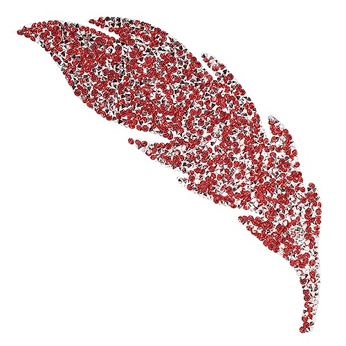 Operitacx Leafförmige DIY Strass Applikation mit Kleberückseite Langlebiger Hautfreundlicher Textilaufnäher für Kleidung Taschen Jeans und Silberner Boden mit Glitzermotiv Einfach zu Bügeln Operitacx Leafförmige DIY Strass Applikation mit Kleberückseite Langlebiger Hautfreundlicher Textilaufnäher für Kleidung Taschen Jeans und Silberner Boden mit Glitzermotiv Einfach zu Bügeln von Operitacx