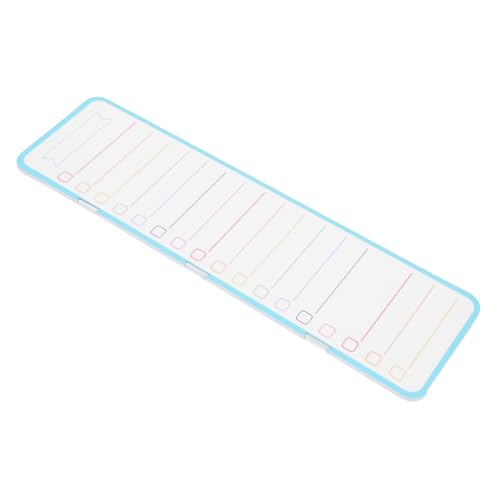 Operitacx Magnettafel Kühlschrank Schreibtischdekorationen Magnetische Notizblöcke Weißes Löschbrett Spind-whiteboard Tagesablaufplan Für Tragbares Weißes Board Planke Mdf-lackplatte von Operitacx