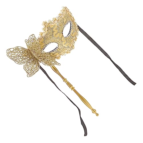 Operitacx Maske Augenklappe Cosplay-Kostüme voll karneval kostüm Ballkostüm-Kopfbedeckung venezianisch Karnevalszubehör Drachenmuster bilden Glasperlen Kleidung Fräulein Augenbinde von Operitacx
