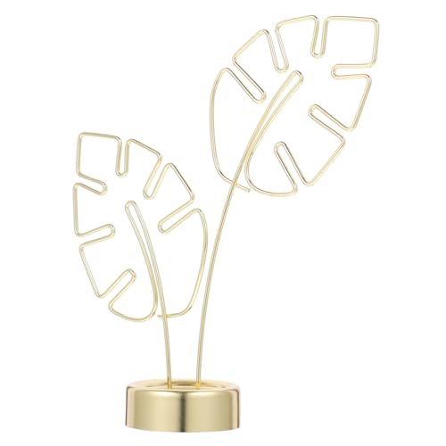 Operitacx Metall Memo Clip Monstera Tischdekoration Fotohalter Kartenhalter Büro Organizer für Hochzeit Geburtstag Party Desktop Notizhalter Goldfarben Operitacx Metall Memo Clip Monstera Tischdekoration Fotohalter Kartenhalter Büro Organizer für Hochzeit Geburtstag Party Desktop Notizhalter Goldfarben von Operitacx