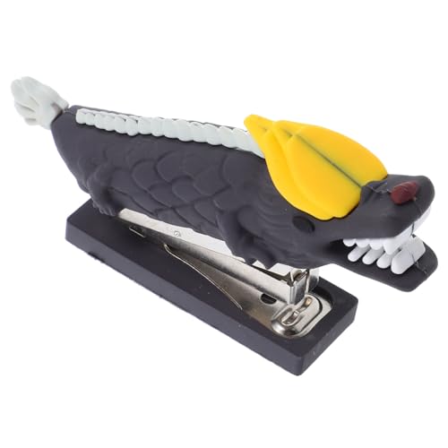 Operitacx Mini Dragon Stapler für Studenten Tragbarer Cartoon Heftgerät für Bürobedarf Niedliches Accessoire für Schreibtisch für Dokumente von Operitacx