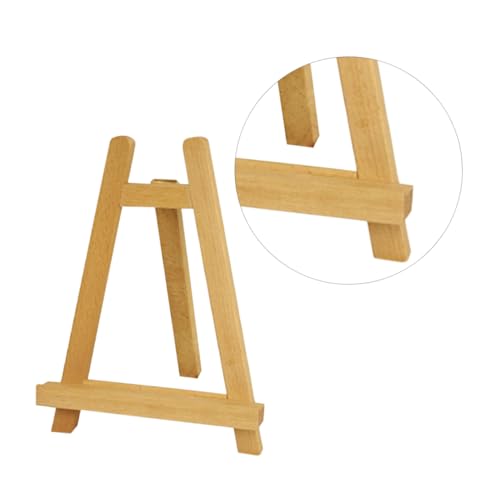 Operitacx Mini Holz Staffelei Tragbare Tischstaffelei für Fotos Malerei Kunstwerke Stabiler Ständer Hochwertigem Holz für Künstler und Schüler von Operitacx