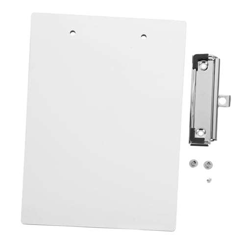 Operitacx Multifunktionales Schreibbrett aus Weißem Holz mit Sicherem Clip Leichtes Tragbares Büro und Klassenzimmer Klemmbrett für Papierablage und Schreibunterlage Operitacx Multifunktionales Schreibbrett aus Weißem Holz mit Sicherem Clip Leichtes Tragbares Büro und Klassenzimmer Klemmbrett für Papierablage und Schreibunterlage von Operitacx
