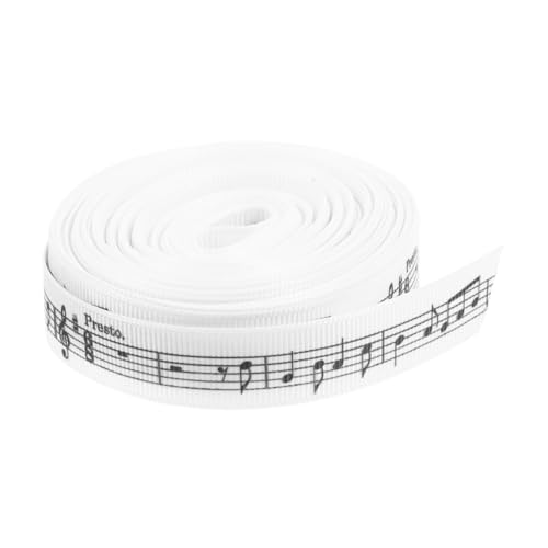 Operitacx Musikalisches Notenband Polyester Strapazierfähiges Geschenkband für Diy Projekte Dekoration für Feste und Feiertage für Geschenkverpackungen und Bastelarbeiten Operitacx Musikalisches Notenband Polyester Strapazierfähiges Geschenkband für Diy Projekte Dekoration für Feste und Feiertage für Geschenkverpackungen und Bastelarbeiten von Operitacx