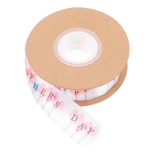 Operitacx Muttertags Geschenkband mit Herzmuster Yards Bedrucktes Polyester Ribbon für Kreative Dekoration Bastelprojekte und Geschenkverpackungen Operitacx Muttertags Geschenkband mit Herzmuster Yards Bedrucktes Polyester Ribbon für Kreative Dekoration Bastelprojekte und Geschenkverpackungen von Operitacx