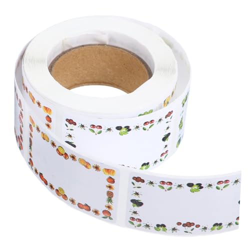 Operitacx Namensetiketten Für Schüler Aufkleber 250 Stück Unisex-kleidungsetiketten Obstrand Klassifizierungsetiketten Für Schule Und Camping von Operitacx