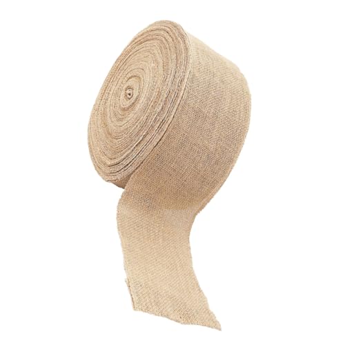 Operitacx Natürliches Juteband Breit mit Saumkante Robuste Verpackungsrolle für Rustikale DIY brautsträuße Partydekorationen und Geschenkbänder Vielseitig für Hochzeit und Heimdeko Operitacx Natürliches Juteband Breit mit Saumkante Robuste Verpackungsrolle für Rustikale DIY brautsträuße Partydekorationen und Geschenkbänder Vielseitig für Hochzeit und Heimdeko von Operitacx
