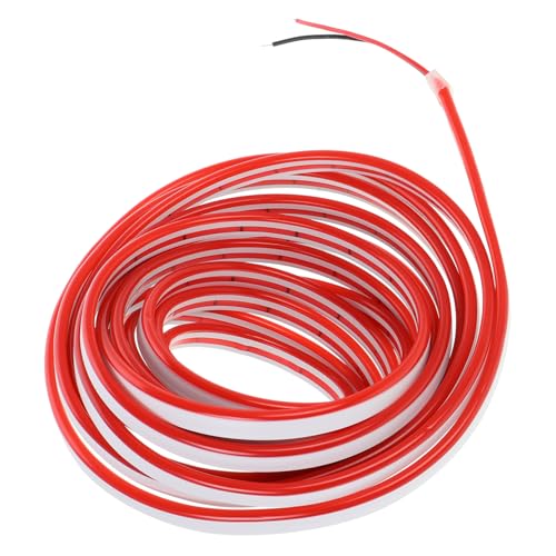 Operitacx Neon LED Lichterkette Flexible Wasserdichte Silikon Lichtleiste für Außenbereich Kreative DIY Beleuchtung Rot von Operitacx