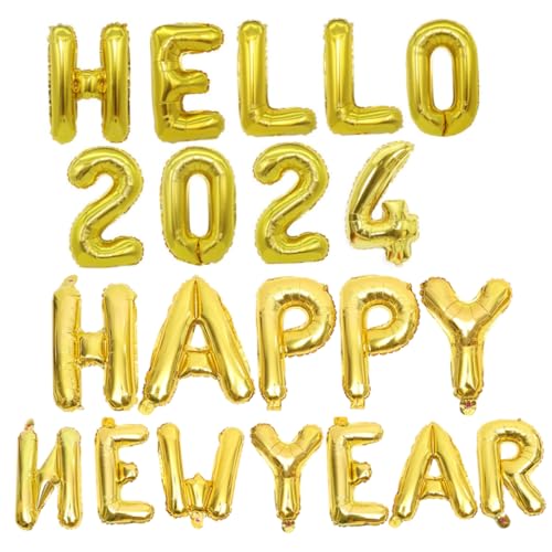 Operitacx Neujahrsdeko Aluminiumfolie Luftballons Große Zahlenballons Gold Metallic Wiederverwendbar Stark und Luftdicht für Silvesterparty und Festliche Raumdekoration Operitacx Neujahrsdeko Aluminiumfolie Luftballons Große Zahlenballons Gold Metallic Wiederverwendbar Stark und Luftdicht für Silvesterparty und Festliche Raumdekoration von Operitacx