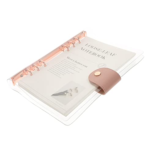 Operitacx Notizbuch Ersatzblätter PVC Transparente Ringbuch Abnehmbar Roségold für Kreatives Schreiben Skizzen und Notizen für Büro und DIY Projekte Operitacx Notizbuch Ersatzblätter PVC Transparente Ringbuch Abnehmbar Roségold für Kreatives Schreiben Skizzen und Notizen für Büro und DIY Projekte von Operitacx