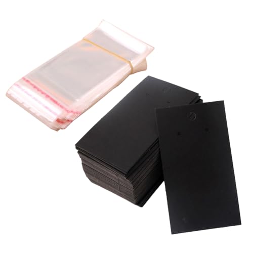 Operitacx Ohrring-anhängerkarten Schmuckhalter 400 Stück Ohrringkarten-displayhalter 5 X 9 Cm Taschen für Display und Verpackung Operitacx Ohrring-anhängerkarten Schmuckhalter 400 Stück Ohrringkarten-displayhalter 5 X 9 Cm Taschen für Display und Verpackung von Operitacx