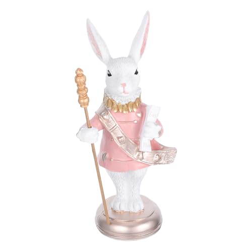 Operitacx Osterhase Soldaten Figurine Resin Niedliche Kaninchen Statue für Garten Tischdeko und Büro Verspielte Osterdekoration und Geschenkidee Langlebig und Gestaltet Operitacx Osterhase Soldaten Figurine Resin Niedliche Kaninchen Statue für Garten Tischdeko und Büro Verspielte Osterdekoration und Geschenkidee Langlebig und Gestaltet von Operitacx