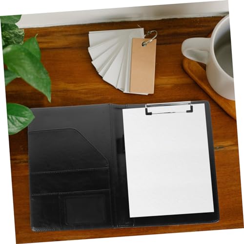 Operitacx PU Binder Portfolio Multifunktionaler Organizer mit Metallklammern und Stifthalter Transparenter Dokumentenordner für Büro Schule und Zuhause Platzsparender Aktenordner ohne Operitacx PU Binder Portfolio Multifunktionaler Organizer mit Metallklammern und Stifthalter Transparenter Dokumentenordner für Büro Schule und Zuhause Platzsparender Aktenordner ohne von Operitacx
