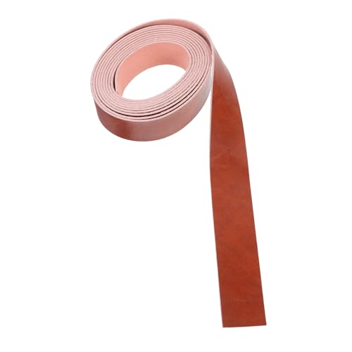 Operitacx PU Lederstreifen Braun Strapazierfähiges Kunstlederband für DIY Lederarbeiten Flexible Bastelstreifen mit Glatter Oberfläche für Handgefertigte Lederarmbänder und Gürtel von Operitacx