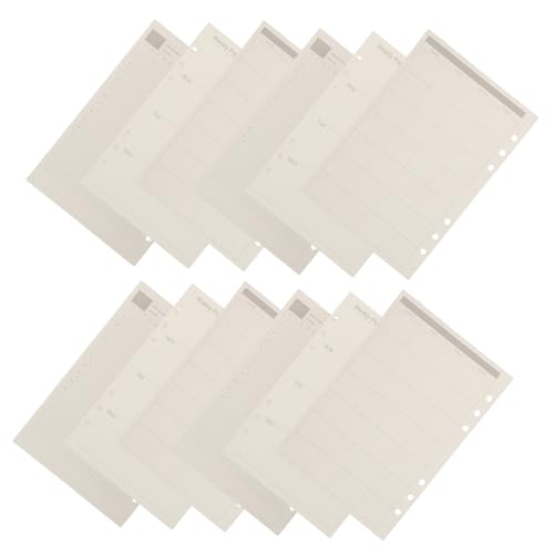 Operitacx Planer Nachfüllpapier Ringbuch Einlagen Tintenfreundlich Glatte Oberfläche Tages- Wochen Monatsplaner für Büro und Organisation Operitacx Planer Nachfüllpapier Ringbuch Einlagen Tintenfreundlich Glatte Oberfläche Tages- Wochen Monatsplaner für Büro und Organisation von Operitacx