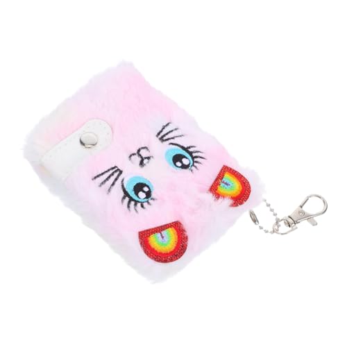 Operitacx Plüsch Notizbuch Cartoon Katze mit Kawaii Fuzzy Cover Tragbares Pocket Journal mit Buntem Batik design Weiches Schreibheft für Mädchen Originelles DIY Scrapbook für Schule und Operitacx Plüsch Notizbuch Cartoon Katze mit Kawaii Fuzzy Cover Tragbares Pocket Journal mit Buntem Batik design Weiches Schreibheft für Mädchen Originelles DIY Scrapbook für Schule und von Operitacx