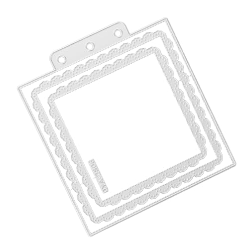 Operitacx Präzise Kohlenstoffstahl Stanzschablonen für Scrapbooking DIY Kartenherstellung und Prägung Quadratische Metallrahmen Stanzformen Kompakt und Portabel für Kreative Bastelprojekte Operitacx Präzise Kohlenstoffstahl Stanzschablonen für Scrapbooking DIY Kartenherstellung und Prägung Quadratische Metallrahmen Stanzformen Kompakt und Portabel für Kreative Bastelprojekte von Operitacx