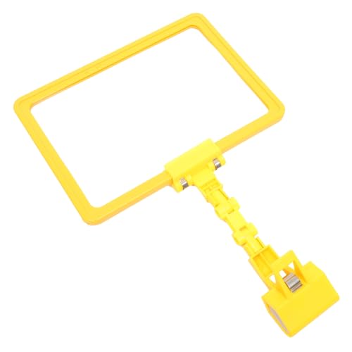 Operitacx Preisschildhalter aus Robustem Kunststoff Gelber Mechanischer Klemmbügel für Supermärkte Obstläden und Einzelhandel Vielseitiger Preisschild Clip zur Warenbeschilderung Einfach Operitacx Preisschildhalter aus Robustem Kunststoff Gelber Mechanischer Klemmbügel für Supermärkte Obstläden und Einzelhandel Vielseitiger Preisschild Clip zur Warenbeschilderung Einfach von Operitacx