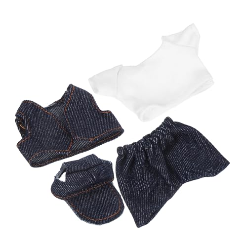 Operitacx Puppenkleidung Set Plüschtiere Outfit T Shirt Hose Weste Hut Accessoires Weiche Stoffe Für Spiel und Display Operitacx Puppenkleidung Set Plüschtiere Outfit T Shirt Hose Weste Hut Accessoires Weiche Stoffe Für Spiel und Display von Operitacx