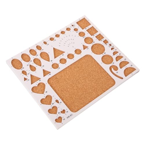 Operitacx Quilling Schablone aus Kork und Langlebiges Rostfreies DIY Papier Quilling Werkzeug Ergonomisch Gestaltet für Anfänger und Bastler Stabiles Formbeständiges Operitacx Quilling Schablone aus Kork und Langlebiges Rostfreies DIY Papier Quilling Werkzeug Ergonomisch Gestaltet für Anfänger und Bastler Stabiles Formbeständiges von Operitacx
