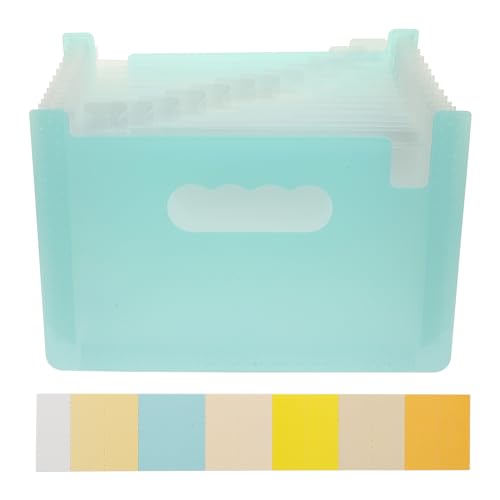 A5 ordner Fächermappe für Dokumente: 13 Taschen Mini Fächermappe, Upright & Open Top, Ordnungsmappe mit 13 Fächern für Karten Quittung Steuerartikel Himmelblau A5 ordner Fächermappe für Dokumente: 13 Taschen Mini Fächermappe, Upright & Open Top, Ordnungsmappe mit 13 Fächern für Karten Quittung Steuerartikel Himmelblau von Operitacx