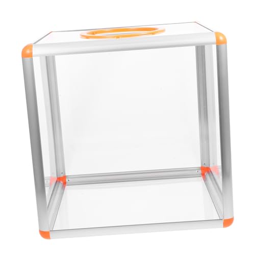 Operitacx Raffelbox Transparent Multifunktionale Spendenbox für Veranstaltungen Partys und Meetings Abschließbar Interaktive Wahlurne für Glücksspiele und Spendenaktionen von Operitacx