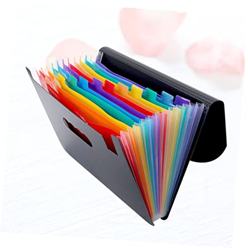 Operitacx Rainbow Fächer Multifunktions Ordner Leichter Tragbarer Aktenordner aus Kunststoff für Schule Büro Zuhause Großes Fassungsvermögen zur Dokumentenorganisation und Aufbewahrung Operitacx Rainbow Fächer Multifunktions Ordner Leichter Tragbarer Aktenordner aus Kunststoff für Schule Büro Zuhause Großes Fassungsvermögen zur Dokumentenorganisation und Aufbewahrung von Operitacx