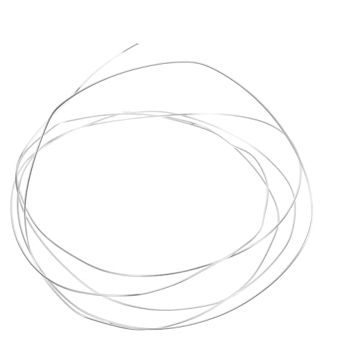 Operitacx Reines Silberdraht Schmuckdraht zum Basteln Schneidbar für Ketten Armbänder Ringe Langlebig und Tragbar für DIY Schmuckherstellung von Operitacx