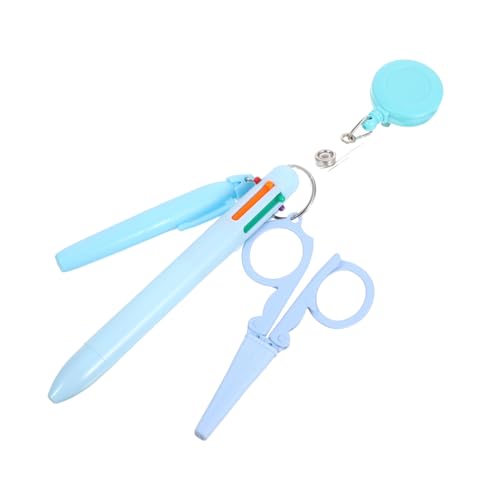 Operitacx Retractable Badge Reel Clip mit Textmarker Kugelschreiber und Klappschere Medizinisches Nurse Pen für Ärzte und Pflegepersonal Praktischer Arbeitsausweishalter für und Büro Operitacx Retractable Badge Reel Clip mit Textmarker Kugelschreiber und Klappschere Medizinisches Nurse Pen für Ärzte und Pflegepersonal Praktischer Arbeitsausweishalter für und Büro von Operitacx