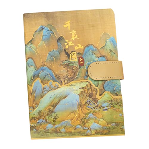 Operitacx Retro Magnetverschluss Notizbuch Multifunktionales Planer Notizbuch im Chinesischen Stil mit Antikem Design für Studenten Lehrer und Kreative Köpfe von Operitacx