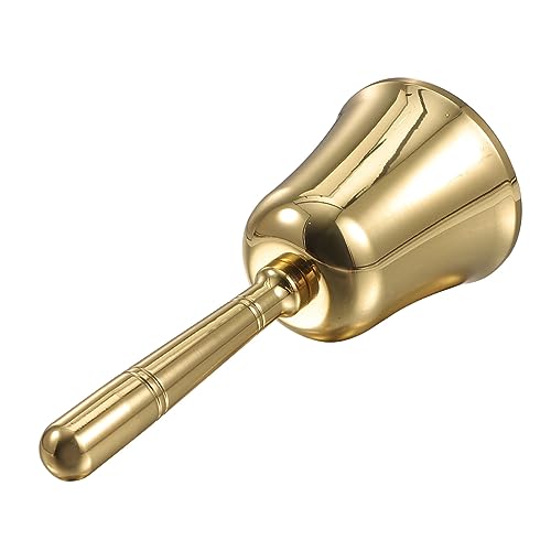 Operitacx Retro Messing Handglocke Mittelgroß Lautes Service Glocke für Restaurant Party Leicht Tragbar und Vielseitig für Empfang Tisch und Notfallalarm Operitacx Retro Messing Handglocke Mittelgroß Lautes Service Glocke für Restaurant Party Leicht Tragbar und Vielseitig für Empfang Tisch und Notfallalarm von Operitacx
