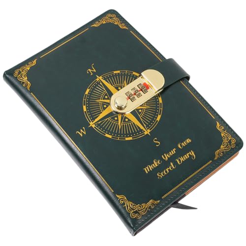 Operitacx Retro Notizbuch mit Stelligem Zahlenschloss Tragbares Tagebuch aus Grünem PU Leder Reisetaugliches Journal Schüler und Business Notizblock Praktischer Schreibplaner für Alltag und Operitacx Retro Notizbuch mit Stelligem Zahlenschloss Tragbares Tagebuch aus Grünem PU Leder Reisetaugliches Journal Schüler und Business Notizblock Praktischer Schreibplaner für Alltag und von Operitacx