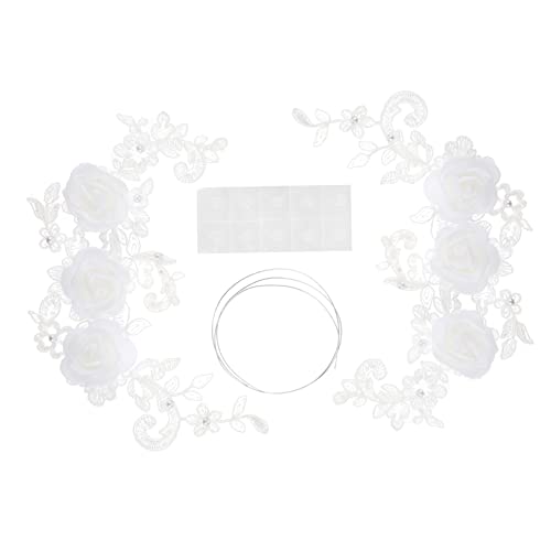 Operitacx Romantische Spitzenblumen Tortendekoration Weißer Spitzen Cake Topper für Kuchen Cupcakes Muffins Valentinstag Geburtstagsfeier Zubehör Operitacx Romantische Spitzenblumen Tortendekoration Weißer Spitzen Cake Topper für Kuchen Cupcakes Muffins Valentinstag Geburtstagsfeier Zubehör von Operitacx