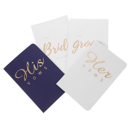 Operitacx Romantisches Hochzeit Schwurbuch mit Eleganten Mustern Praktische Vows Cards für Hochzeitszeremonie und Fotos Weißes Design Verarbeitung Geschenkset zur Hochzeit Operitacx Romantisches Hochzeit Schwurbuch mit Eleganten Mustern Praktische Vows Cards für Hochzeitszeremonie und Fotos Weißes Design Verarbeitung Geschenkset zur Hochzeit von Operitacx