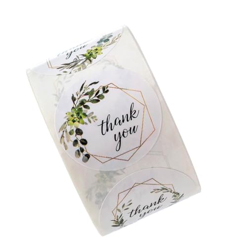 Operitacx Runde Selbstklebende Danke Aufkleber Blumenmuster DIY Verpackungsetiketten für Geschenke Backen Partytüten Stark Haftend Einfach Ablösbar Dekorative Labels für Geschenktüten Operitacx Runde Selbstklebende Danke Aufkleber Blumenmuster DIY Verpackungsetiketten für Geschenke Backen Partytüten Stark Haftend Einfach Ablösbar Dekorative Labels für Geschenktüten von Operitacx