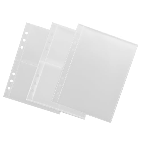 Operitacx Sammelkarten Album Nachfüllseiten Transparente Klarsichtfolien Einseitig Fächer aus Langlebigem PP Material Herausnehmbare Fotokarten Hüllen für Ordner Vielseitig und Praktisch Operitacx Sammelkarten Album Nachfüllseiten Transparente Klarsichtfolien Einseitig Fächer aus Langlebigem PP Material Herausnehmbare Fotokarten Hüllen für Ordner Vielseitig und Praktisch von Operitacx