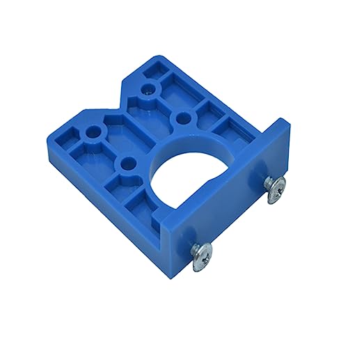 Operitacx Scharnierpositionierer klemmbausteine Scharnierpositionierungsschablone Scharnierlochbohrer Montagehilfe für Scharniere Scharnierlochbohranleitung Blau von Operitacx