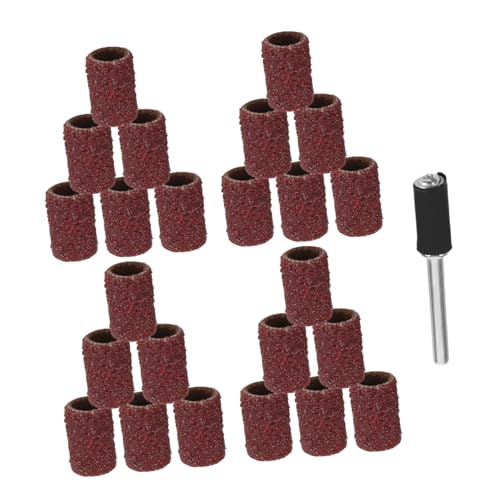 Operitacx Schleifhülsen Sandpapier Bänder Schleifzubehör für Rotationswerkzeuge Effizientes Schleifen von Metall für Präzises Polieren und Detaillierte Designs Operitacx Schleifhülsen Sandpapier Bänder Schleifzubehör für Rotationswerkzeuge Effizientes Schleifen von Metall für Präzises Polieren und Detaillierte Designs von Operitacx