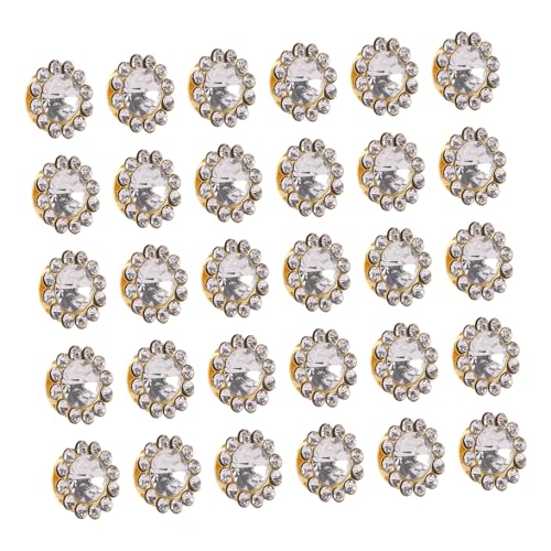Operitacx Schmuck-nähzubehör 50 Stück Strass-glasknöpfe Blumen Für Dekoration Basteln Operitacx Schmuck-nähzubehör 50 Stück Strass-glasknöpfe Blumen Für Dekoration Basteln von Operitacx