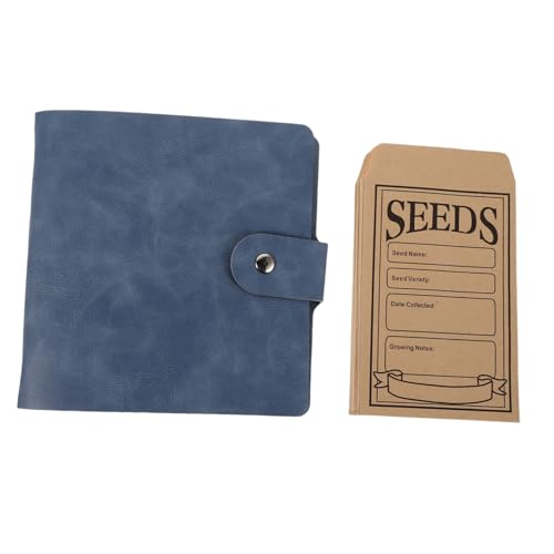 Operitacx Seed Storage Album Organisator für Gartensamen Organisatoren der Saatgutlagerung Albumkartenärmel PU-Leder Himmelblau Operitacx Seed Storage Album Organisator für Gartensamen Organisatoren der Saatgutlagerung Albumkartenärmel PU-Leder Himmelblau von Operitacx