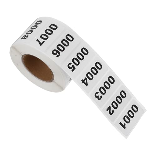 Operitacx Selbstklebende Zahlenaufkleber Weiß Rechteckig Für Büro Lager Shop Organisieren Schwarz Zahlen Multipurpose Label Sticker Operitacx Selbstklebende Zahlenaufkleber Weiß Rechteckig Für Büro Lager Shop Organisieren Schwarz Zahlen Multipurpose Label Sticker von Operitacx