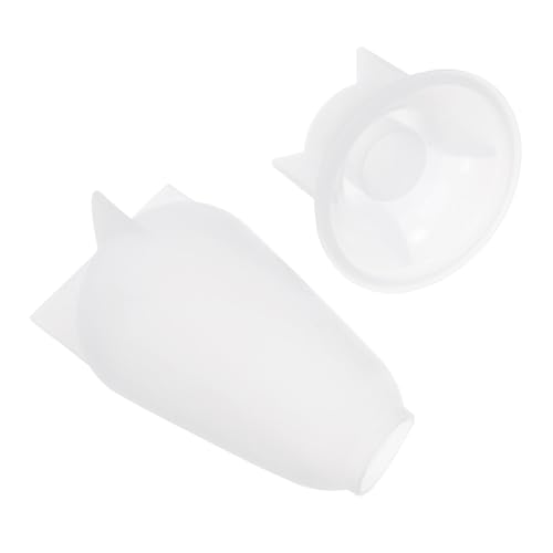 Operitacx Silikon Form Glühbirne mit Sockel Wiederverwendbar für DIY Resin Kunst Epoxidharz Gießen Kerzenherstellung Seifenformen Blumenexponate Vielseitiges Bastelzubehör von Operitacx