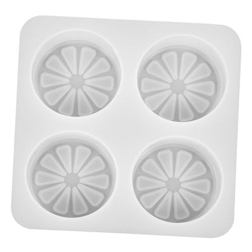 Operitacx Silikonform für Handgemachte Seife Zitronenscheibenform Wiederverwendbar Glatt Leicht Lösbar Bpa frei DIY Kerzenherstellung Praktisch Sicher von Operitacx