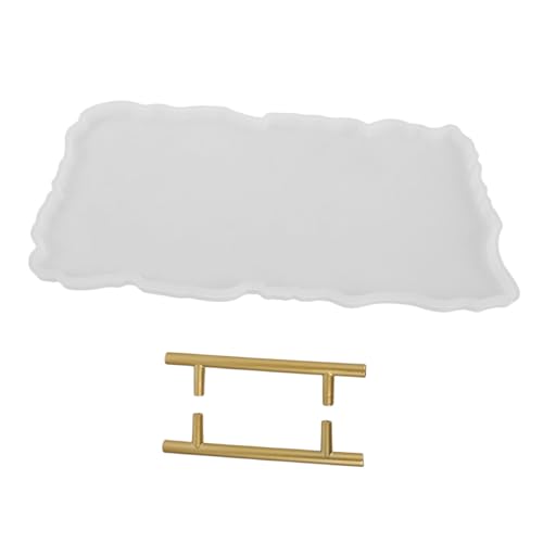 Operitacx Silikonform für Resin Diy Obsttablett mit Unregelmäßigen Kanten Tray Gießform mit Praktischen Griffen Robustes Silikon für Einfache Entformung und Vielseitige Dekoration Operitacx Silikonform für Resin Diy Obsttablett mit Unregelmäßigen Kanten Tray Gießform mit Praktischen Griffen Robustes Silikon für Einfache Entformung und Vielseitige Dekoration von Operitacx