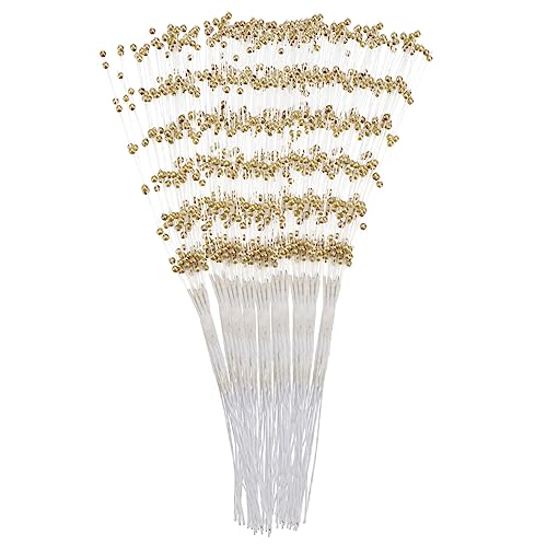 Operitacx Simulation Perlen Schmuckzubehör Goldene Perlen pro Strang Stränge DIY Basteln für Handgefertigten Schmuck und Perlenketten Selbermachen Operitacx Simulation Perlen Schmuckzubehör Goldene Perlen pro Strang Stränge DIY Basteln für Handgefertigten Schmuck und Perlenketten Selbermachen von Operitacx