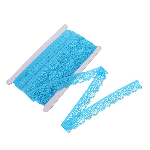 Operitacx Spitzendekoration bastelzeug dekoring decor DIY-Zubehör Spitzenborte für Dekoration bestickt elegant dünn dekorativer Ausschnitt aus Spitze Kleidungsstück nähen trimmen Nylon Blue Operitacx Spitzendekoration bastelzeug dekoring decor DIY-Zubehör Spitzenborte für Dekoration bestickt elegant dünn dekorativer Ausschnitt aus Spitze Kleidungsstück nähen trimmen Nylon Blue von Operitacx
