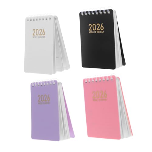 Operitacx Spulenplanbuch Journaling -notizbücher Spiral Pocket Journal Notebook Handbuch Aus Hand Kleiner Taschenkalender Tagesplaner-notizbuch Notizbuch Mini Jahreskalender Notizheft Papier von Operitacx