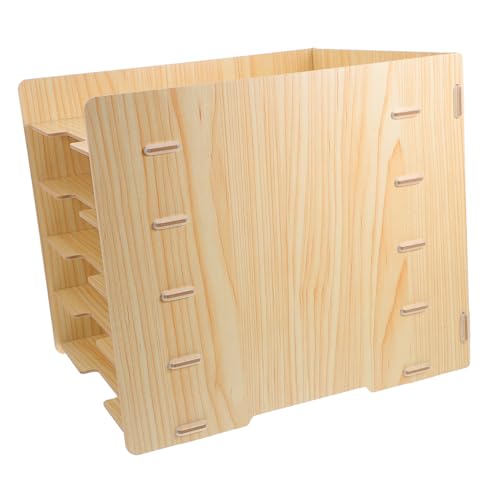 Operitacx Stabiler Mehrschichtiger Holz Ordner für Bürobedarf Dokumentensortierer Papier und Briefablage für Schule Zuhause und Büro Einfache Design Vielseitige Nutzung Operitacx Stabiler Mehrschichtiger Holz Ordner für Bürobedarf Dokumentensortierer Papier und Briefablage für Schule Zuhause und Büro Einfache Design Vielseitige Nutzung von Operitacx